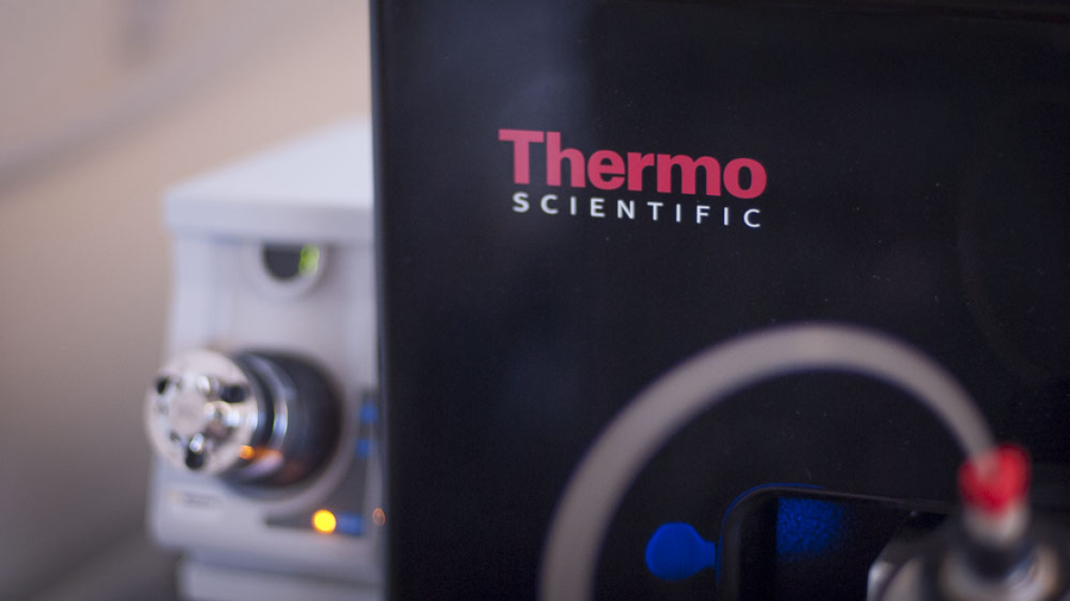 Thermo Scientific sign on the equipment - 2